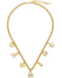 Marc Jacobs - Mini Icon Charm Necklace - Lyst