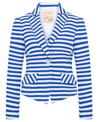 Maison Common - Striped Jersey Jacket - Lyst