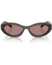 Prada - 55Mm Irregular Sunglasses - Lyst