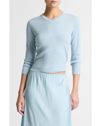Vince - Cashmere & Silk Knit Sweater - Lyst