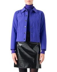 Akris Punto - Dot Quilted Technical Poplin Crop Jacket - Lyst