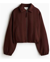 H&M - Oversized Bubble-Hem Jacket - Lyst