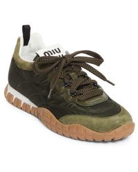 Miu Miu - Tyre Nylon Sport Sneaker - Lyst