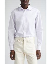 Massimo Alba - Genova Regular Fit Cotton Button-Up Shirt - Lyst