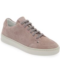 Canali - Brushed Suede Low Top Sneaker - Lyst