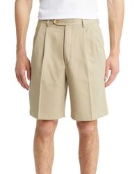 Berle - Microfiber Pleated Shorts - Lyst