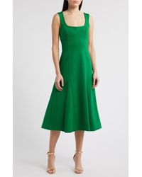Du Paradis - Rose Sleeveless Fit & Flare Midi Dress - Lyst