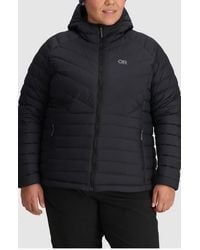 Outdoor Research - Transcendent Water Resistant 800 Fill Power Hooded Down Jacket - Lyst