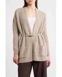 Tahari - The Diane Cashmere Open Front Cardigan - Lyst