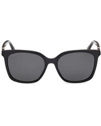 Max Mara - 55Mm Round Sunglasses - Lyst