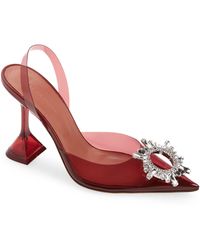 begum glass slingback pump