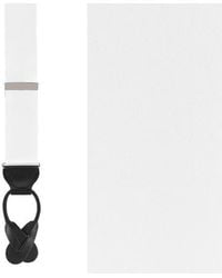 Trafalgar - Big & Tall Dutton Solid Colored Silk Button End Suspenders - Lyst
