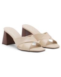 Mango - Block Heel Sandal - Lyst