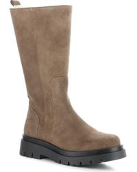 Bos. & Co. - Suede Platform Wool-Lined Boots - Lyst