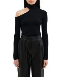 MARCELLA - Evan Cutout Turtleneck Top - Lyst