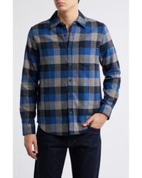 AG Jeans - Aiden Plaid Cotton Button-Up Shirt - Lyst