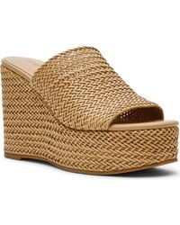 Steve Madden - Cassi Platform Wedge Slide Sandal - Lyst