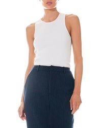 Grey Lab - Racerback Rib Sweater Tank - Lyst