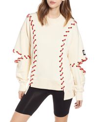 Ivy Park Ivy Park Baseball Stitch Sweatshirt - Natural
