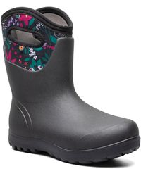 Bogs Women's Neo-Classic Tonal Leopard Waterproof Pull On Boots in