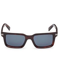 ZEGNA - 53Mm Rectangular Sunglasses - Lyst