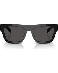 Prada - 54Mm Rectangular Sunglasses - Lyst