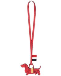 Thom Browne - Hector Pebble Grain Leather Bag Charm - Lyst