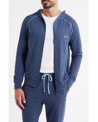 BOSS - Mix Match Zip Jacket - Lyst