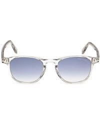 Tom Ford - Holt 50Mm Gradient Round Sunglasses - Lyst