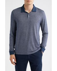 Theory - Goris Activate Long Sleeve Polo - Lyst
