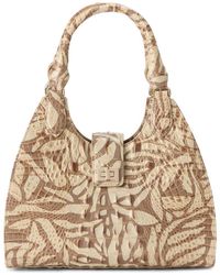 Brahmin - Adrian Croc Embossed Leather Shoulder Bag - Lyst