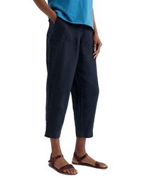 Seasalt Cornwall - Saltings Cropped Linen Pants - Lyst