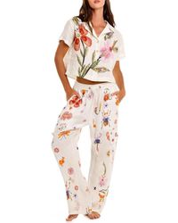 Agua Bendita - Serafina Mbar Cover-Up Linen Pants - Lyst