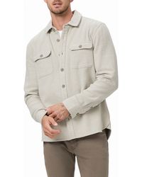 PAIGE - Wilbur Cotton Flannel Overshirt - Lyst