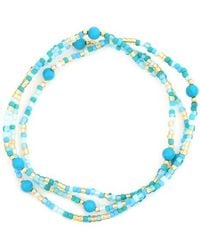 Panacea - Set Of 3 Beaded Stretch Bracelets - Lyst