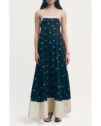 Maude Club - Jacky Polka Dot A-Line Dress - Lyst
