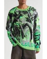 Lu'u Dan - Misfit Jacquard Cotton Sweater - Lyst