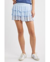 BP. - Lace Tiered Mini Skort - Lyst