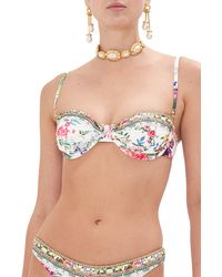 Camilla - Plumes & Parterres Underwire Convertible Bikini Top - Lyst