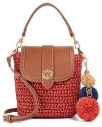 Dune - Dimple Raffia Handbag - Lyst