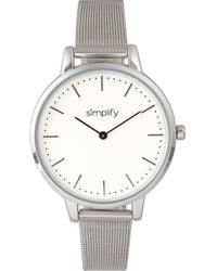 Simplify - The 5800 Mesh Bracelet Watch - Lyst