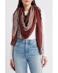 Rag & Bone - Pinstripe Square Scarf - Lyst