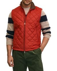 Brooks Brothers - Paddock Water Repellent Diamond Quilted Vest - Lyst