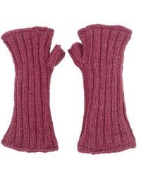 feel good - Hand-Knit Jaya Harlequin Wool Half Mitten - Lyst