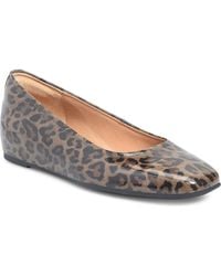Söfft - Poppy Square Toe Flat - Lyst