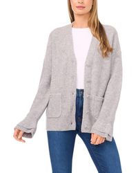 Cece - Ruffle Cuff Cardigan - Lyst