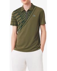 Lacoste - Half Zip Polo - Lyst