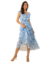 Hale Bob - Estelle Chiffon Dress - Lyst