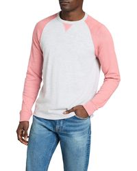 Faherty - Sunwashed Colorblock Long Sleeve T-shirt - Lyst