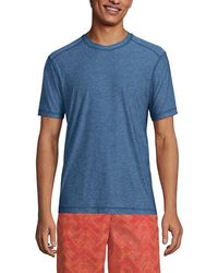Lands' End - Short Sleeve Swim Tee Rash Guard - Lyst